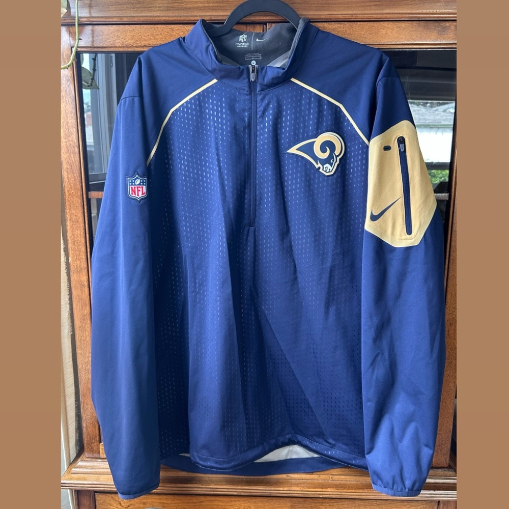 Vintage Rams Nike Half Zip Windbreaker